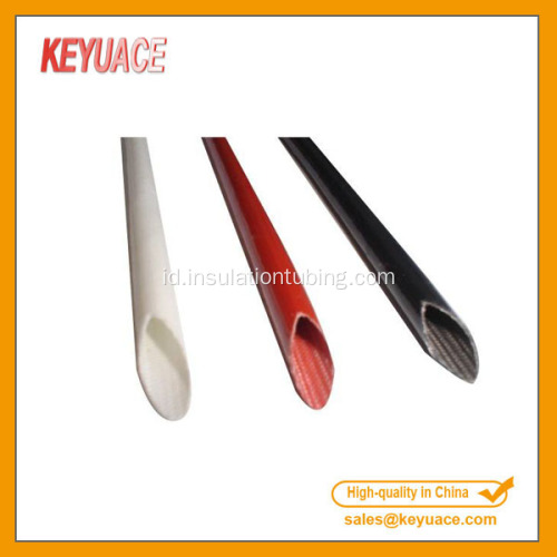 Dilapisi Karet Silikon Dilapisi Fiberglass Sleeving